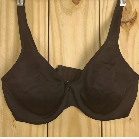 Delimira Womens Bra 34C Underwire Unlined Black - Picture 1 of 8